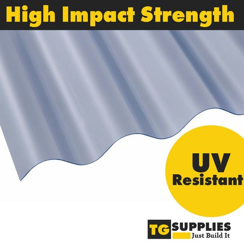 High impact clear corrugated - high,